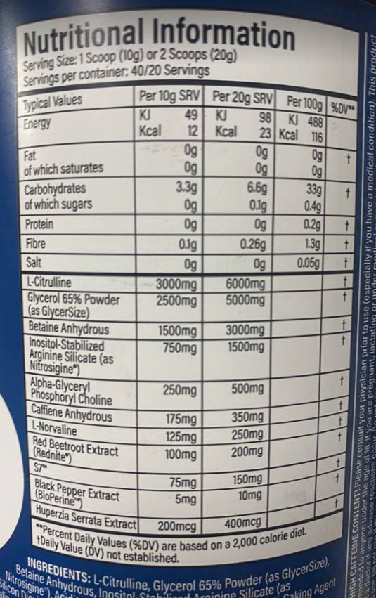 Pripravi pro | Največji fokus pred vadbo - 340 gramov