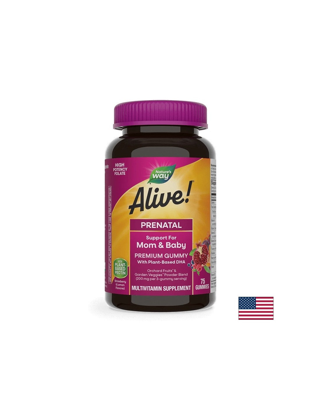<tc>Alive</tc>! - <tc>Alive</tc> Premium multivitamini za nosečnice, 75 tablet Nature's Way Jelly