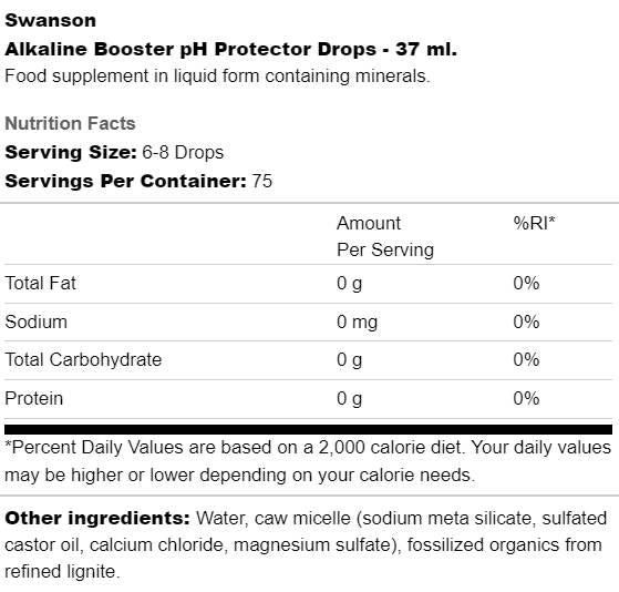 Alkalni booster pH zaščitnik pade 37 ml