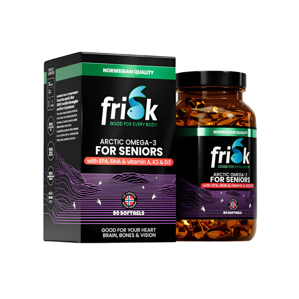 Arktična 50+-omega-3-100% divja arktična trska-80 kapsul