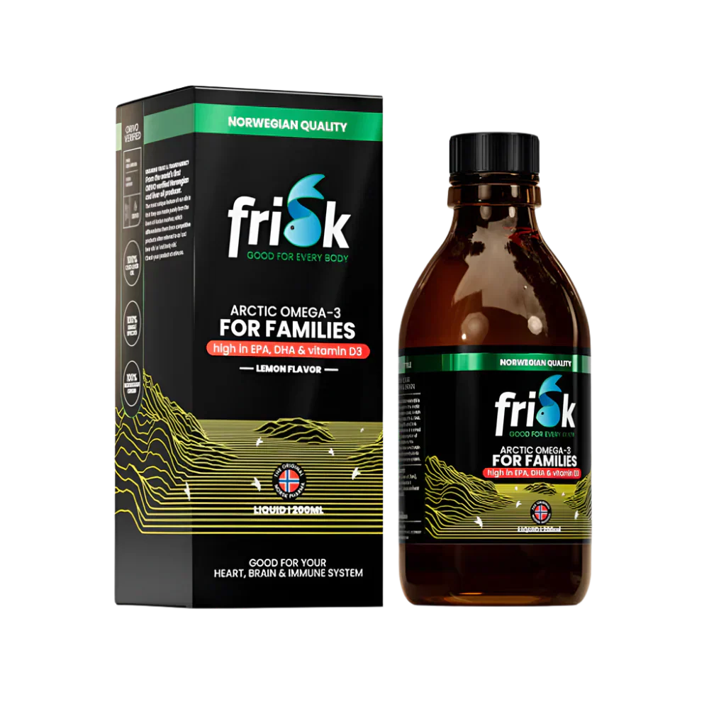 Arktična tekočina-tekoča omega-3-limonin okus / 100% divjad z Norveške-200 ml