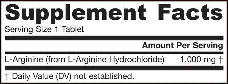 Arginin 1000mg / arginin - 100 tablet