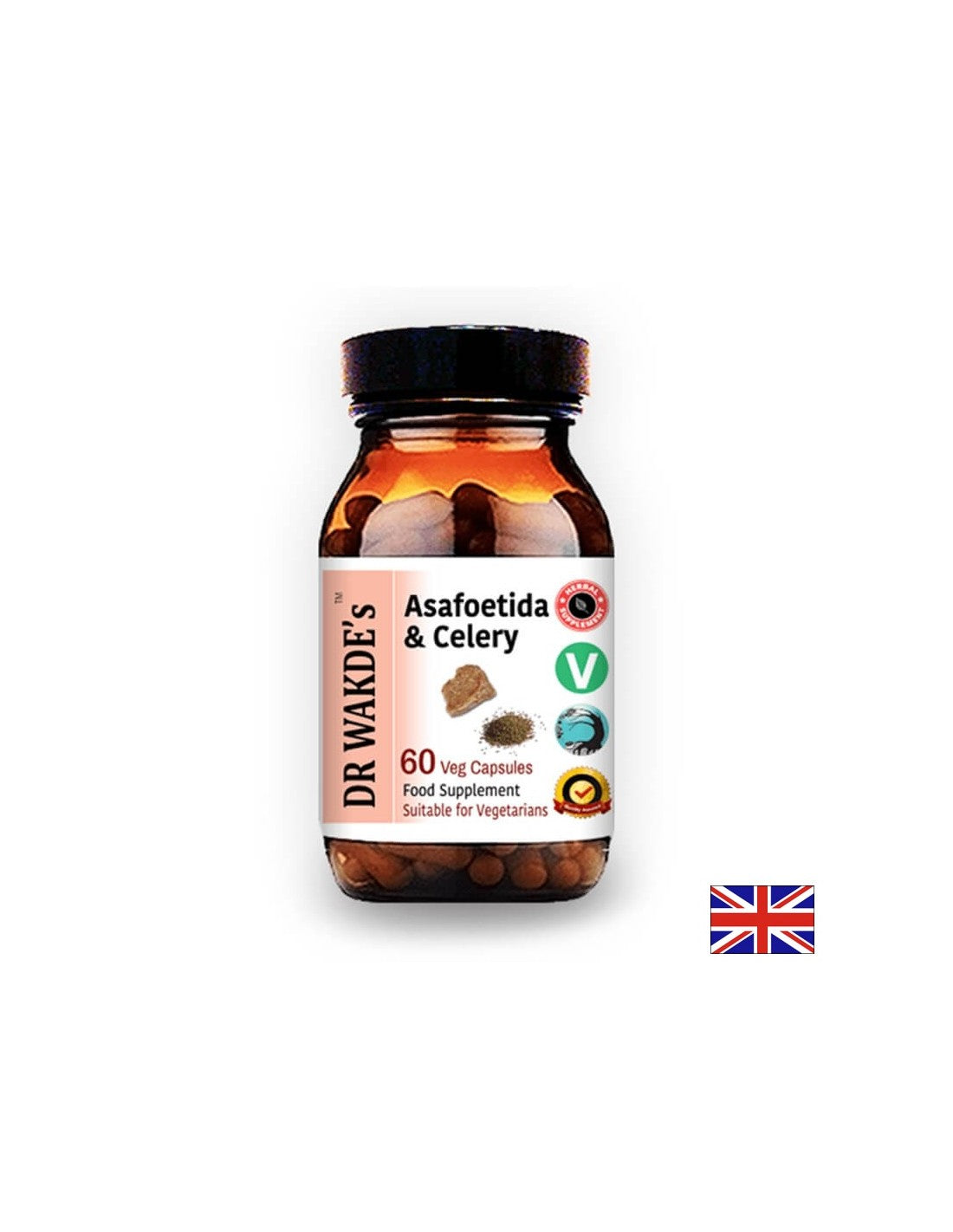 Asafoetida in zelena - pomirja prebavni in živčni sistem, 60 kapsul