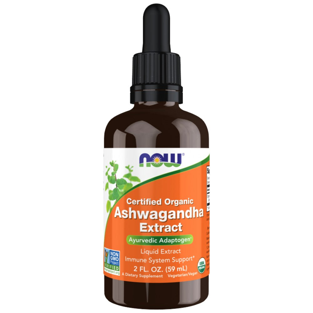 Ashwagandha Extract tekočina | Certificirani organski - 59 ml