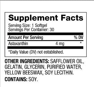 Astaksantin 4 mg - 60 gel kapsul