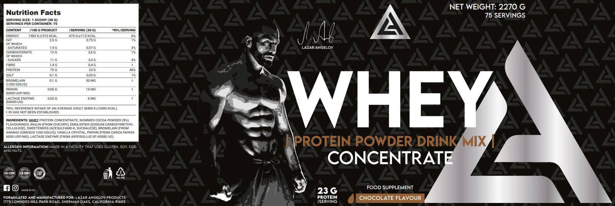 LA Whey Protein v prahu mešanica | Koncentrat - 1000 gramov