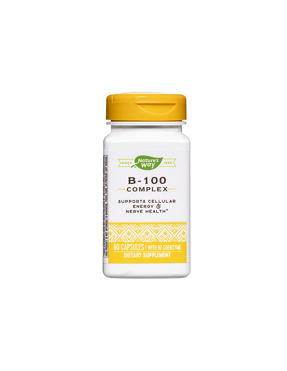 Kompleks B -100 - kompleks vitamina B 100, 60 kapsul narave