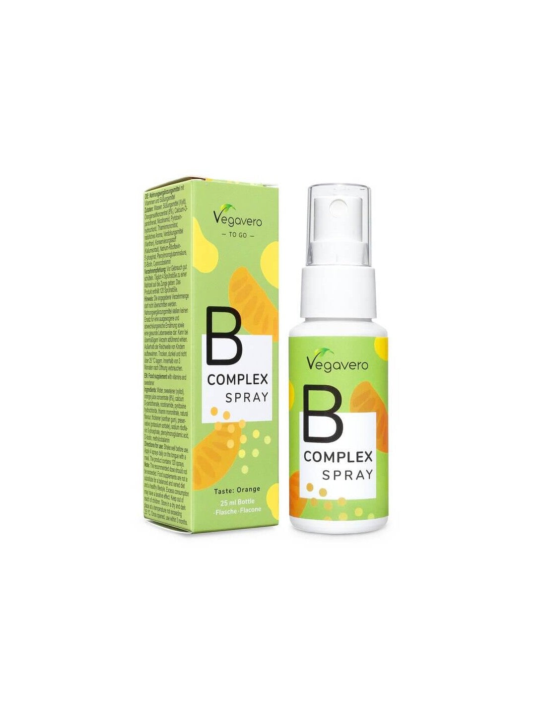 B kompleks/ kompleks vitaminov B/ ustno pršilo, 25 ml, 100% vegansko <tc>Vegavero</tc>