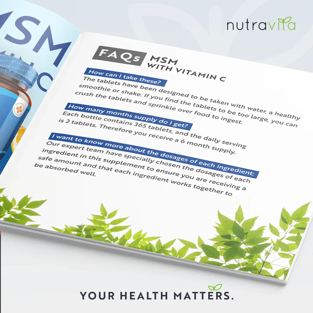 MSM 2200 mg (kosti in sklepi) - 365 tablet