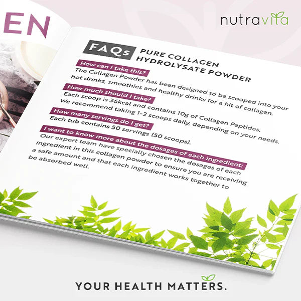 100% čisti goveji kolagen v prahu 20000 mg peptan 500 g, (odmerki 25/50)