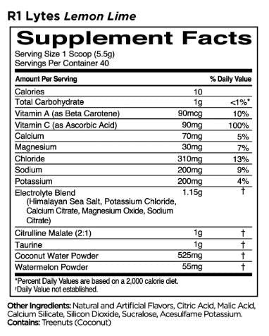 Lytes+ | Premium Electrolite Podpora za dopolnjevanje z Citrulline in Taurinom - 220 gramov