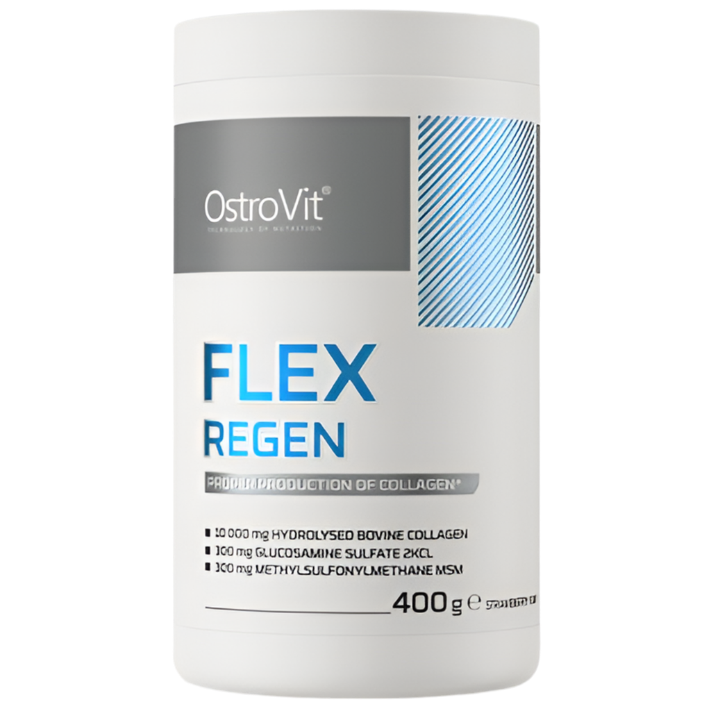 Flex regen | Kolagen + glukozamin, hondroitin, MSM, hialuronska kislina 400 gramov