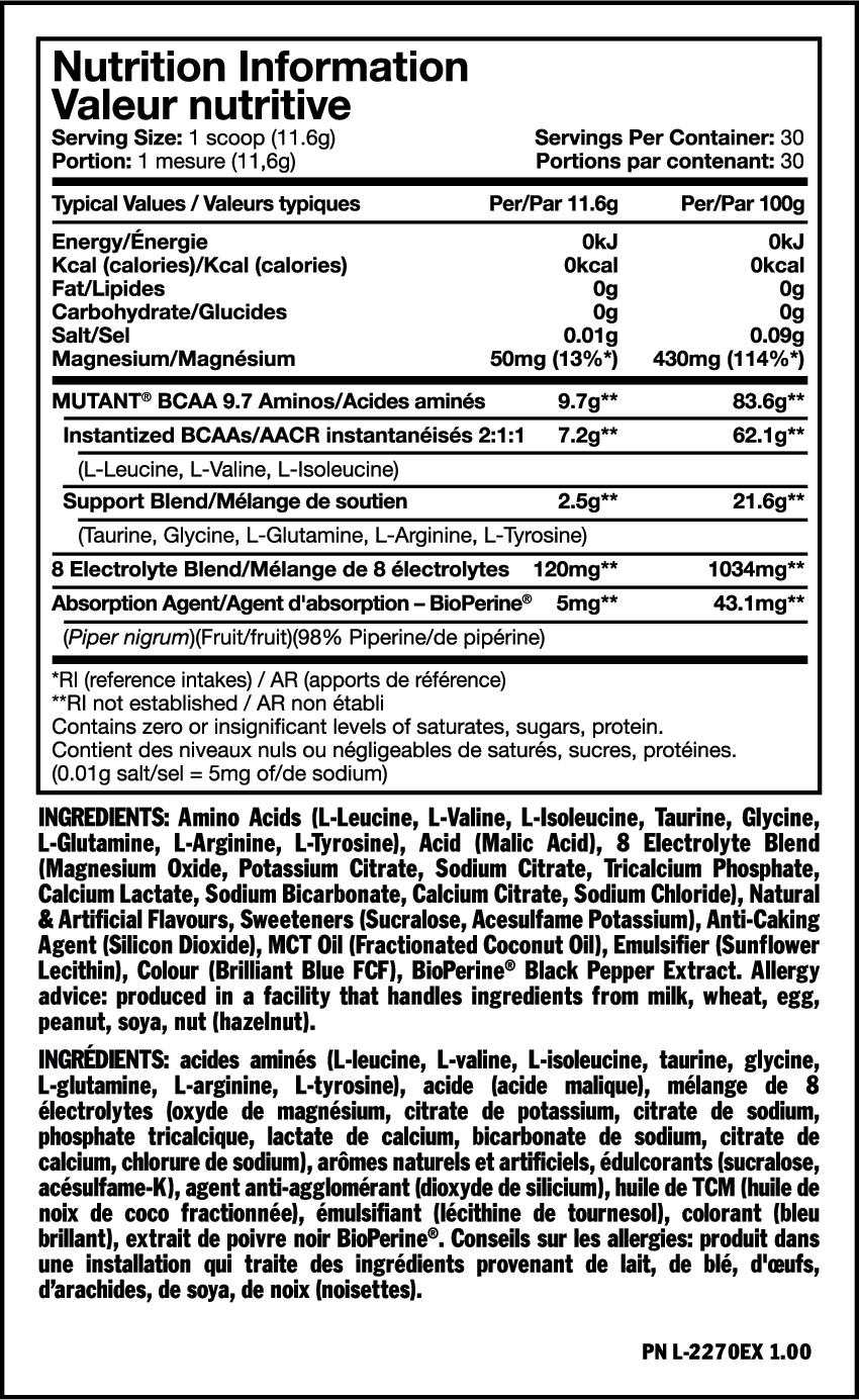 BCAA 9.7 / 30 Serv. - 0,348 kg