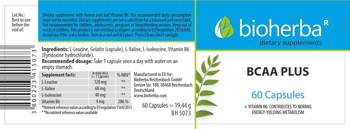 BCAA Plus - 60 kapsul
