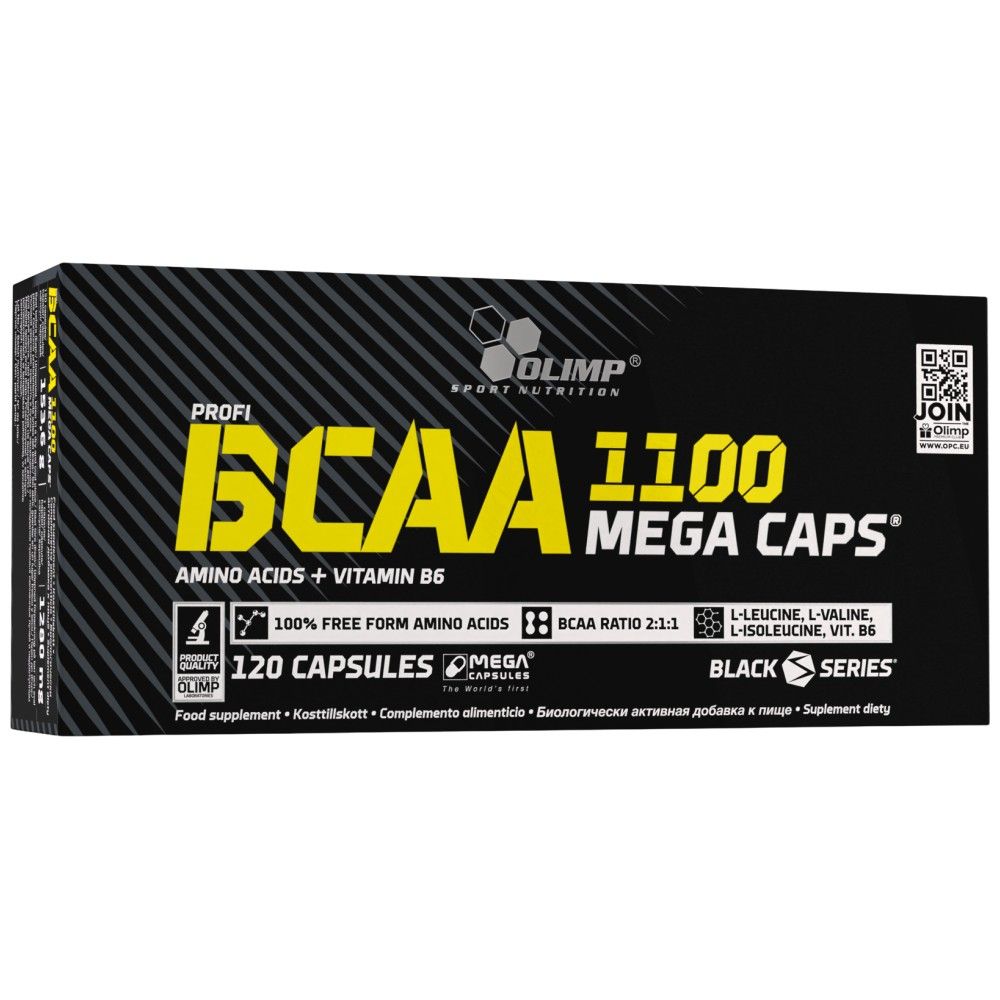 BCAA Mega Caps 1100 - 120 kapsul
