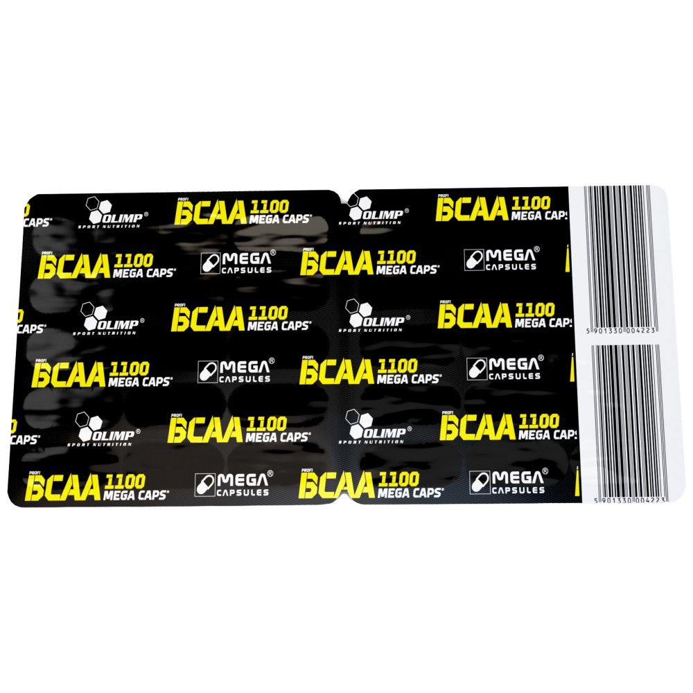 BCAA Mega Caps 1100 - 30 kapsul