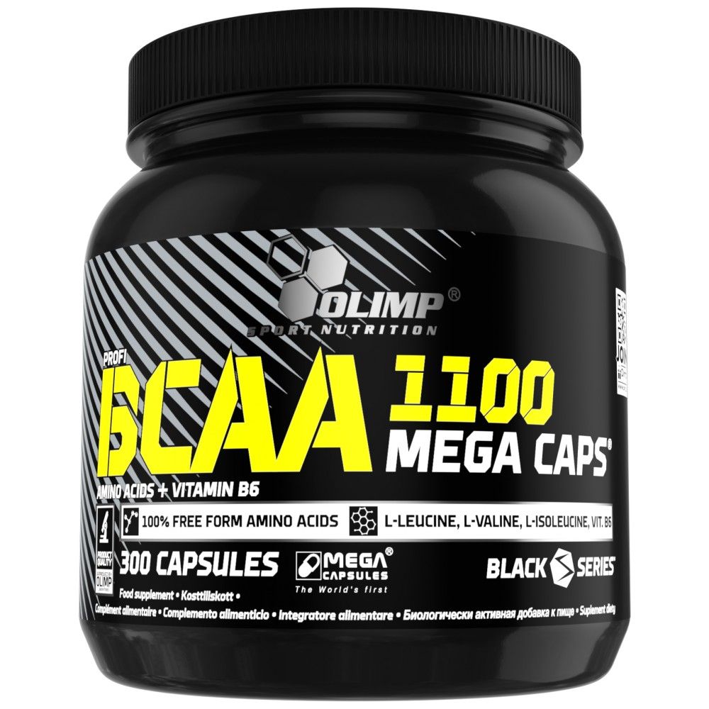 BCAA Mega Caps 1100 - 300 kapsul