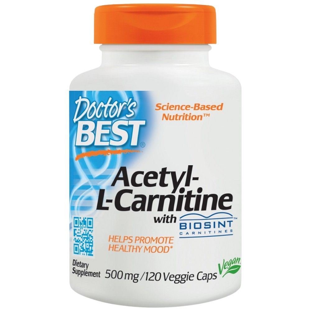 Najboljše acetil-L-karnitin 500 mg-120 kapsul