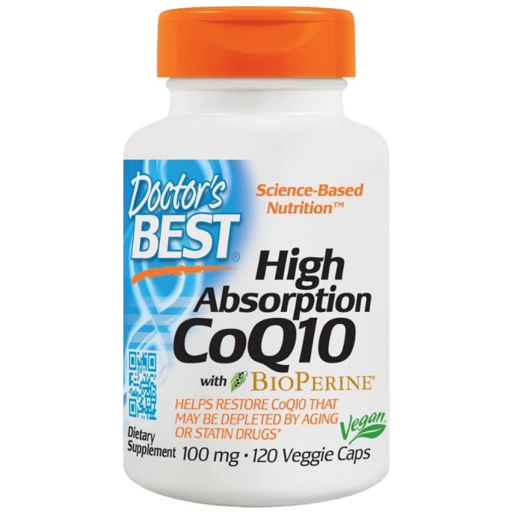 Najboljši CoQ10 z bioperinom 100 mg - 120 kapsul