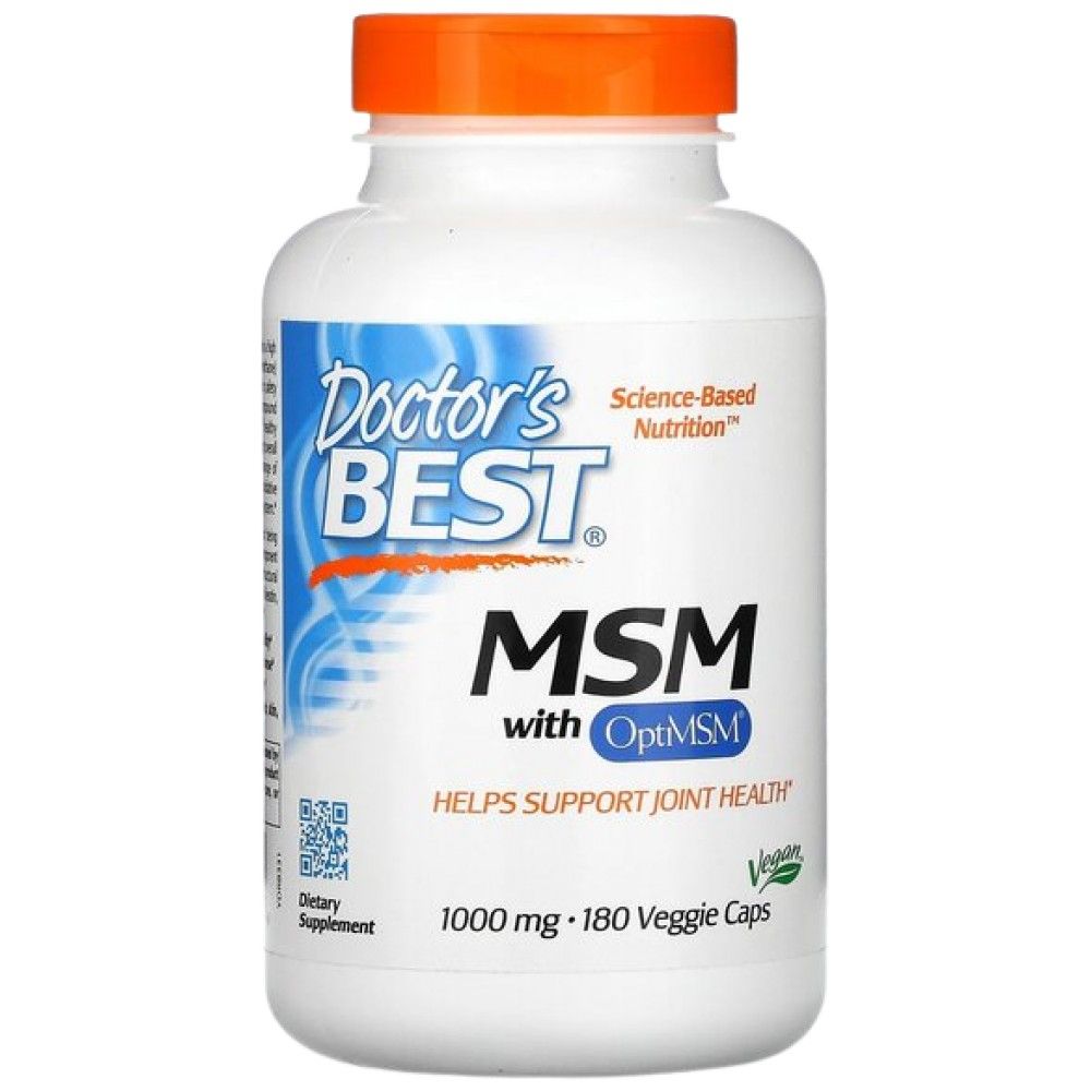 Najboljši veganski MSM 1000 mg | Z Optimsm - 180 kapsul