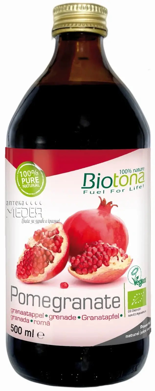 BIOTON | <tc>Biotona</tc> BIO SOK IZ KONCENTRATA GRANATNEGA JABOLKA 500ML