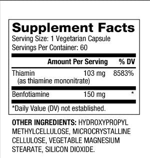 Benfotiamine 150 mg / 60 kape