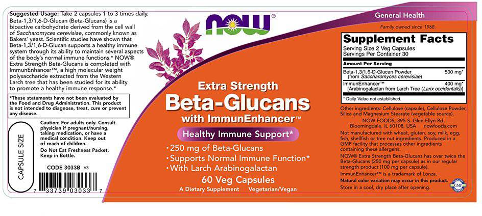 Beta 1,3/1,6 glukana 250 mg - 60 kapsul
