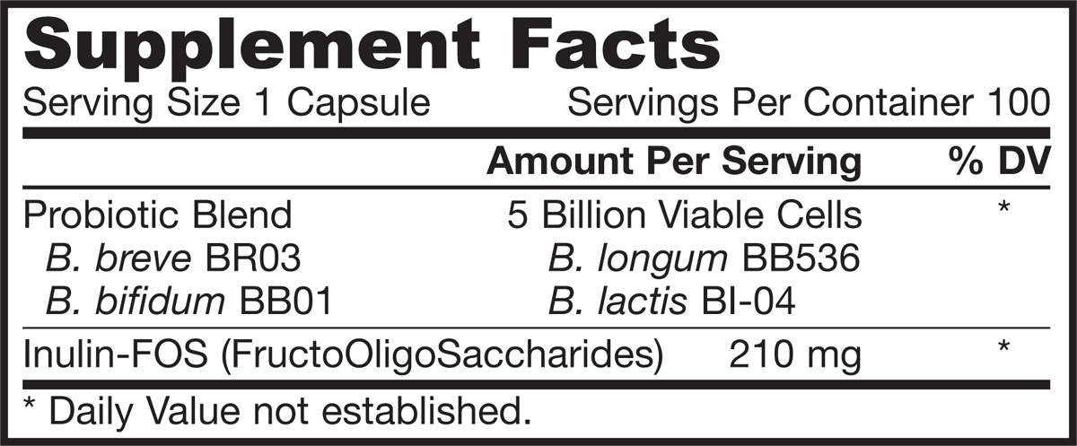 Bifidus Balance + Fos 100 kapsul