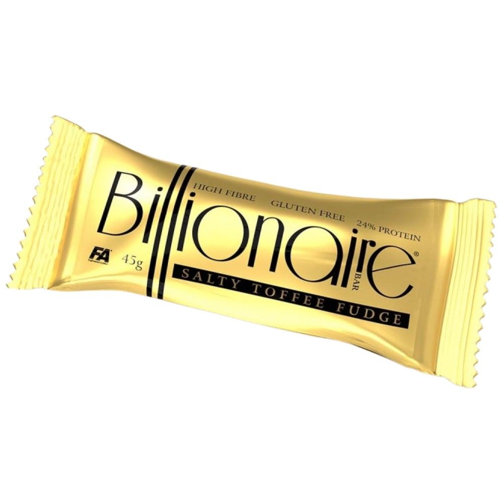 Bar milijarder | Visoke vlaknine ~ brez glutena ~ beljakovinski bar - 45 gramov