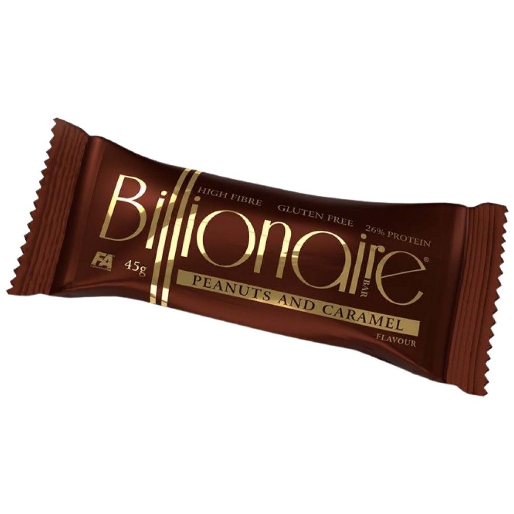 Bar milijarder | Visoke vlaknine ~ brez glutena ~ beljakovinski bar - 45 gramov