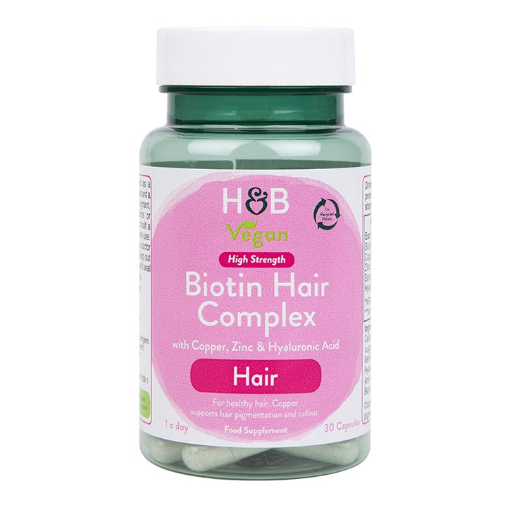 Biotinski lasni kompleks (Biotin las Complex) 30 kapsul Holland & Barrett