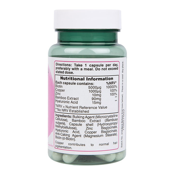 Biotinski lasni kompleks (Biotin las Complex) 30 kapsul Holland & Barrett