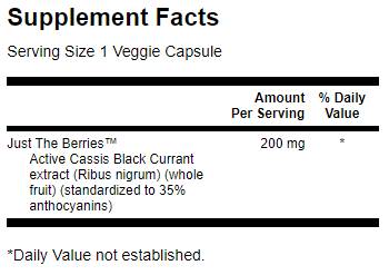 Izvleček črnega ribeza (Cassis) 30 kapsul