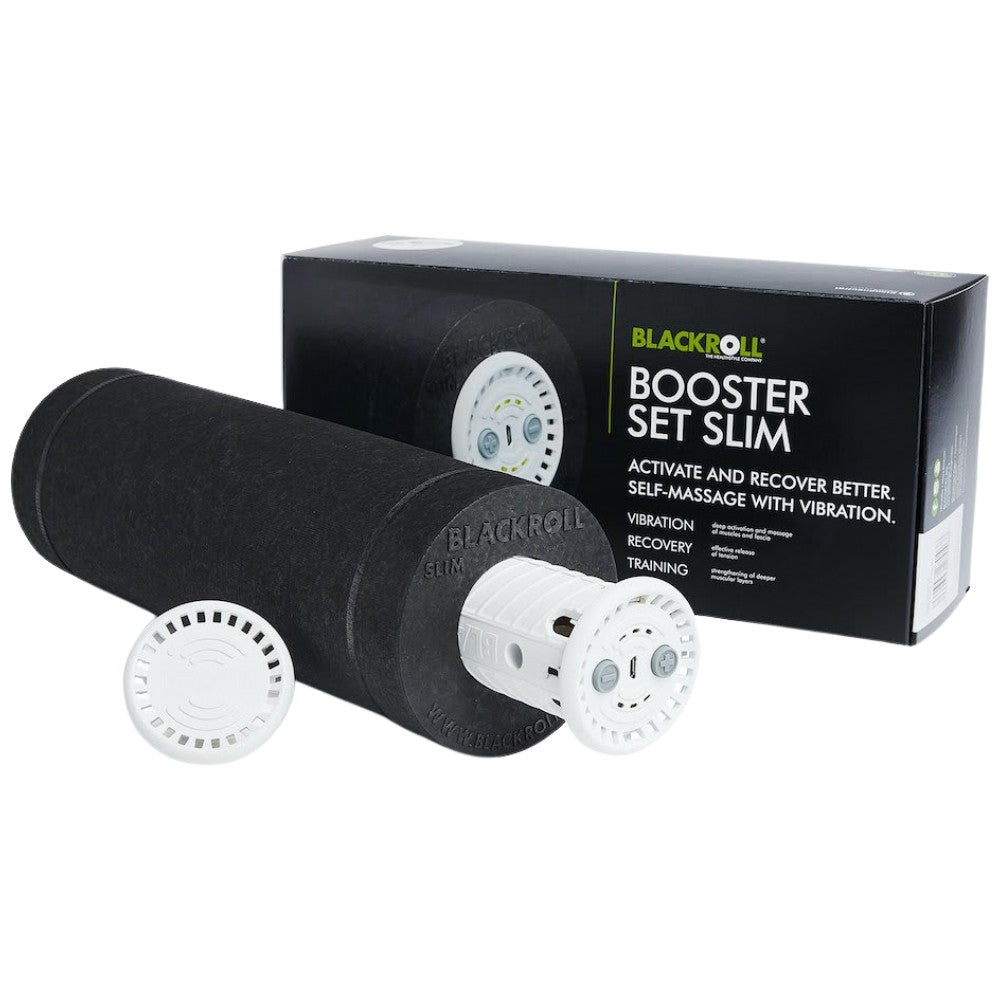 <tc>Blackroll</tc>® Booster Set Slim | Tanek penasti valj z masažnim pripomočkom