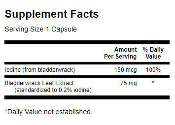 Listi mehurja 75 mg - 60 kapsul