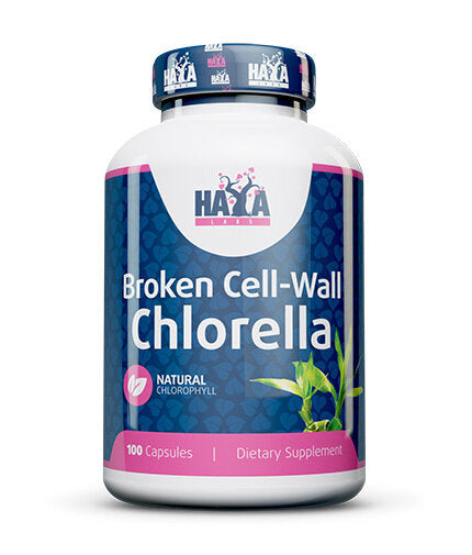 Zlomljena celična stena Chlorella 500mg. / 100 kape.