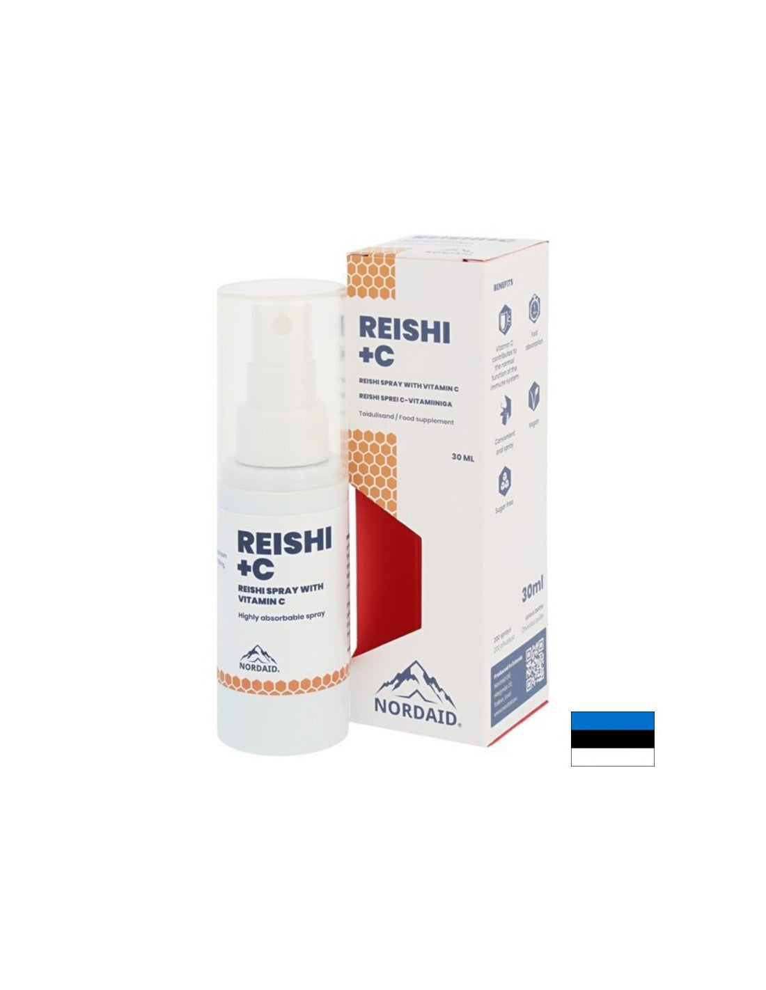 Imuniteta - Reishi + Vitamin C, pršilo za usta x 30 ml / 200 razprškov <tc>Nordaid</tc>