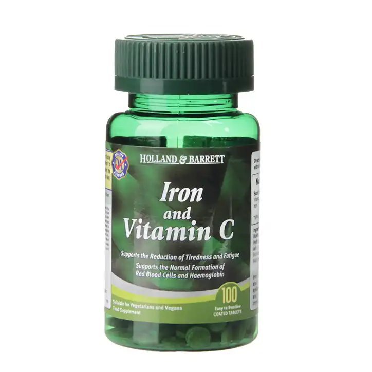 Železo in vitamin C (železo in vitamin C) 90 tablet Holland & Barrett