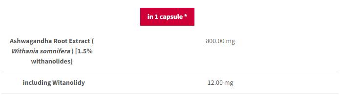 Ashwagandha 800 | Rastlinska adaptogen - 60 kapsul