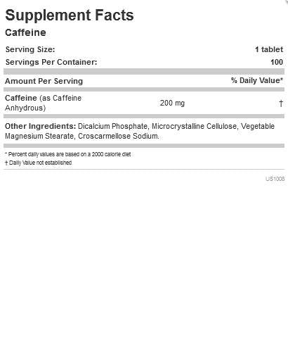 Kofein - 100 tablet