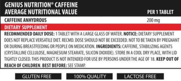Kofein - 90 tablet