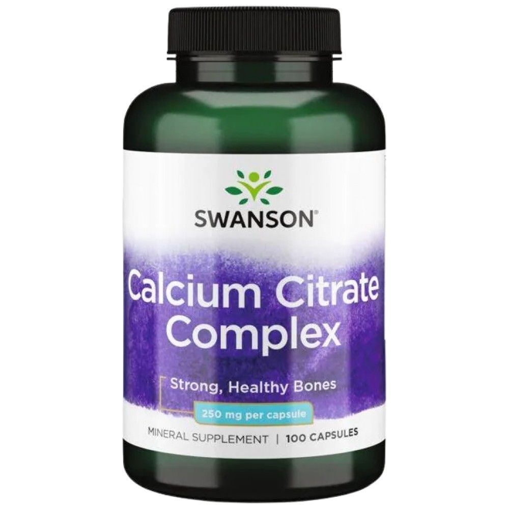 Kompleks kalcijevega citrata 250 mg - 100 kapsul