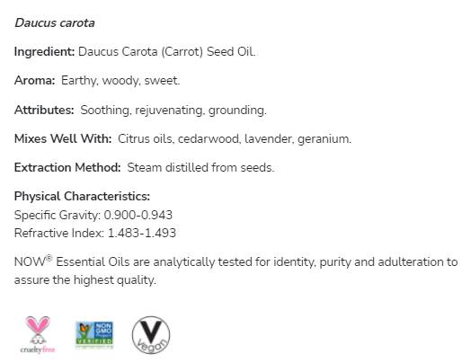 Olje korenčka | 100% čista daucus carota - 30 ml