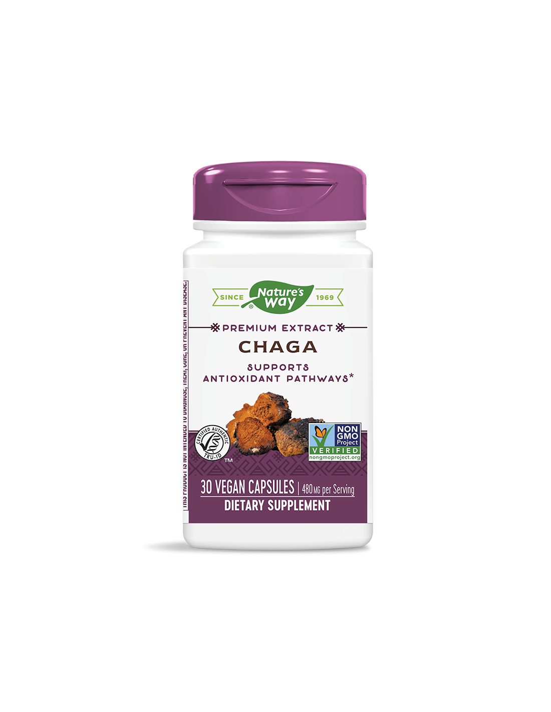 Chaga / chaga 480 mg x 30 kapsule narava pot