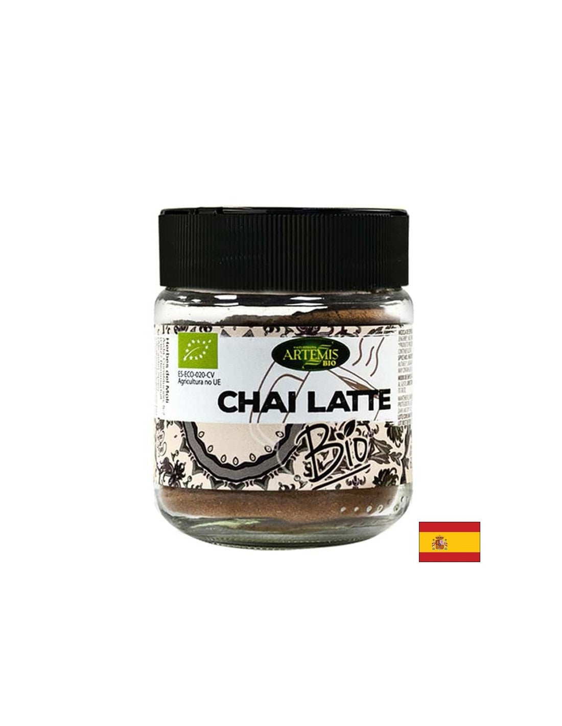 Za aromatične pijače - zeliščna mešanica Chai Latte - s cimetom, ingverjem in drugimi organskimi začimbami, 60 g, v prahu