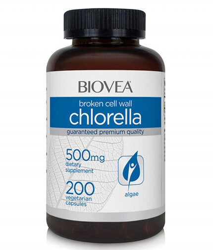 CHLORELLA 500 mg / 200 kape