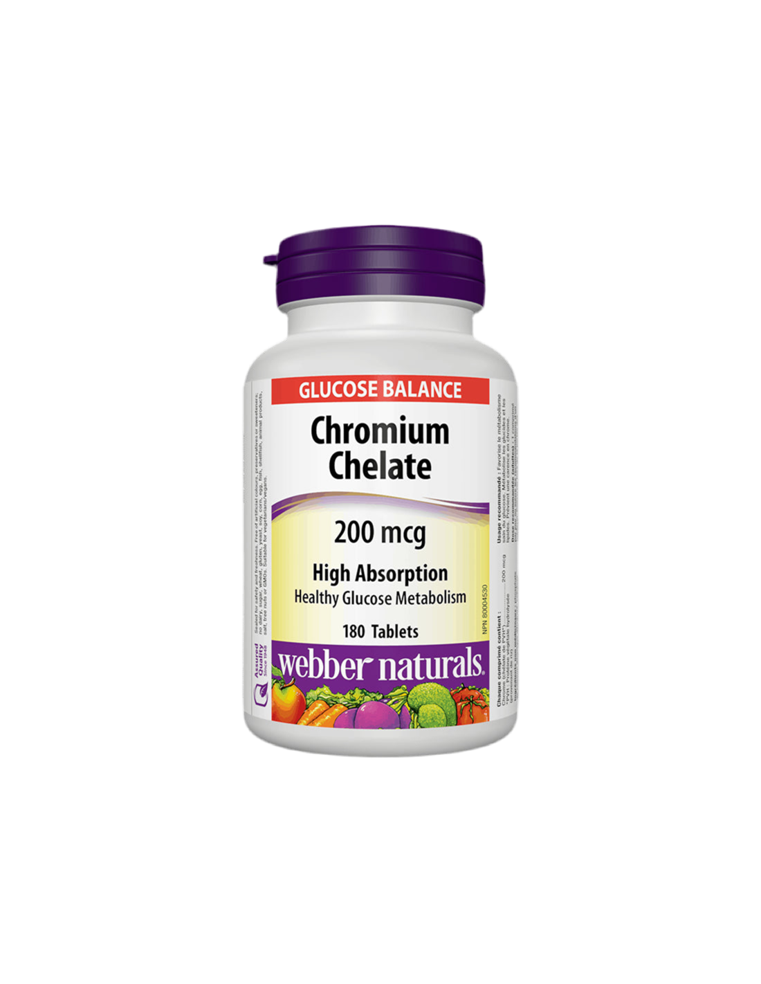 Kromium chelat/ chrome (chelate) 200 mcg x 180 tablet