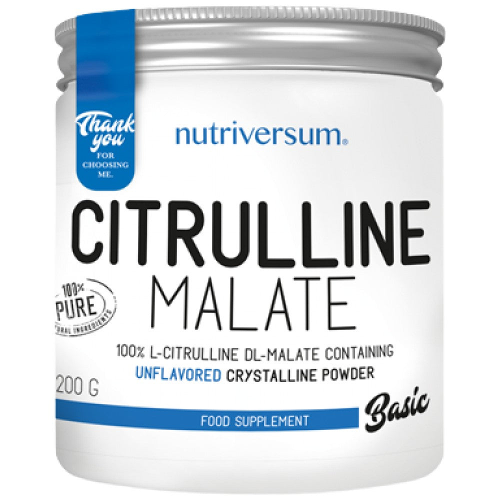 Citrulline Malate v prahu | 100% čista - 200 gramov