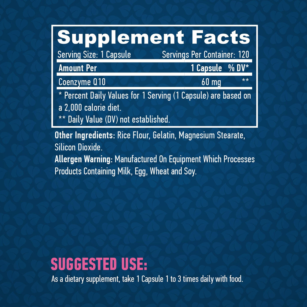 Co-Q10 60mg. / 120 kape.