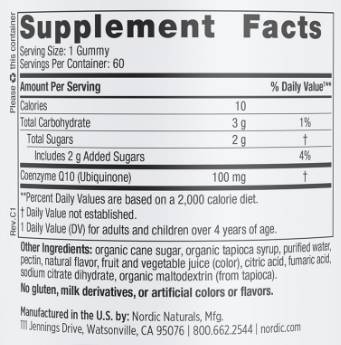 Coq10 Gumies 100 mg - 60 gumij